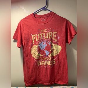 Red graphic t shirt